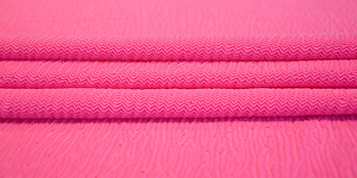 Welcome Ibiza. The new embossed fabric by Carvico