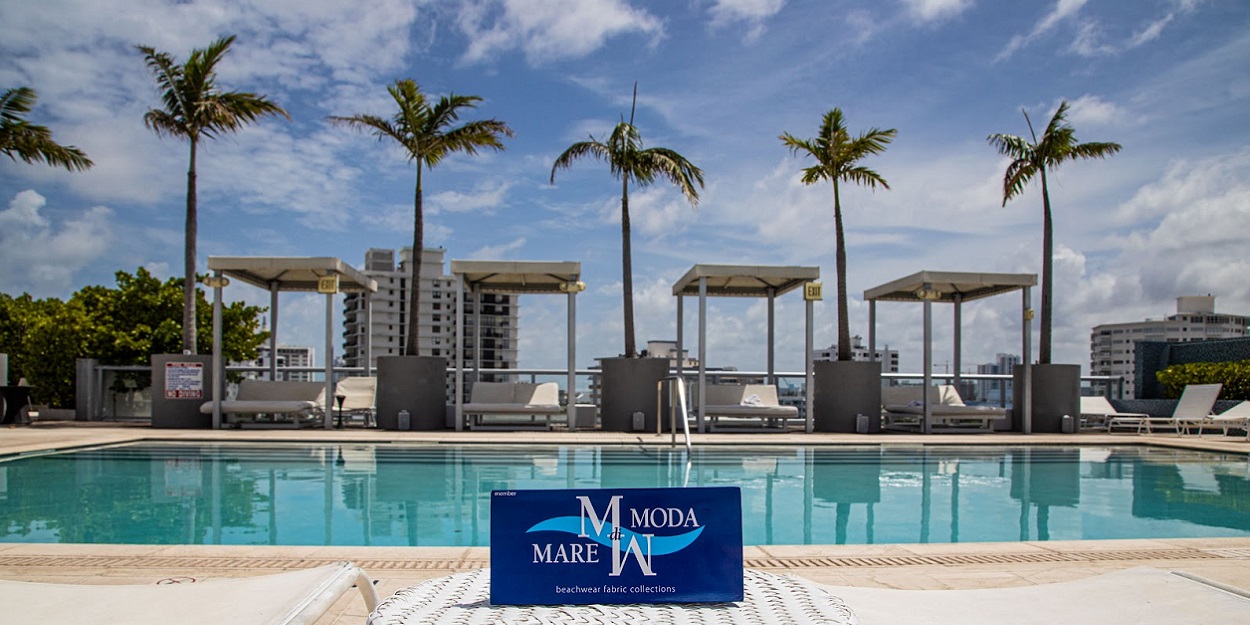 A great success for Maredimoda Miami: the European beachwear textile captivates the american buyers.